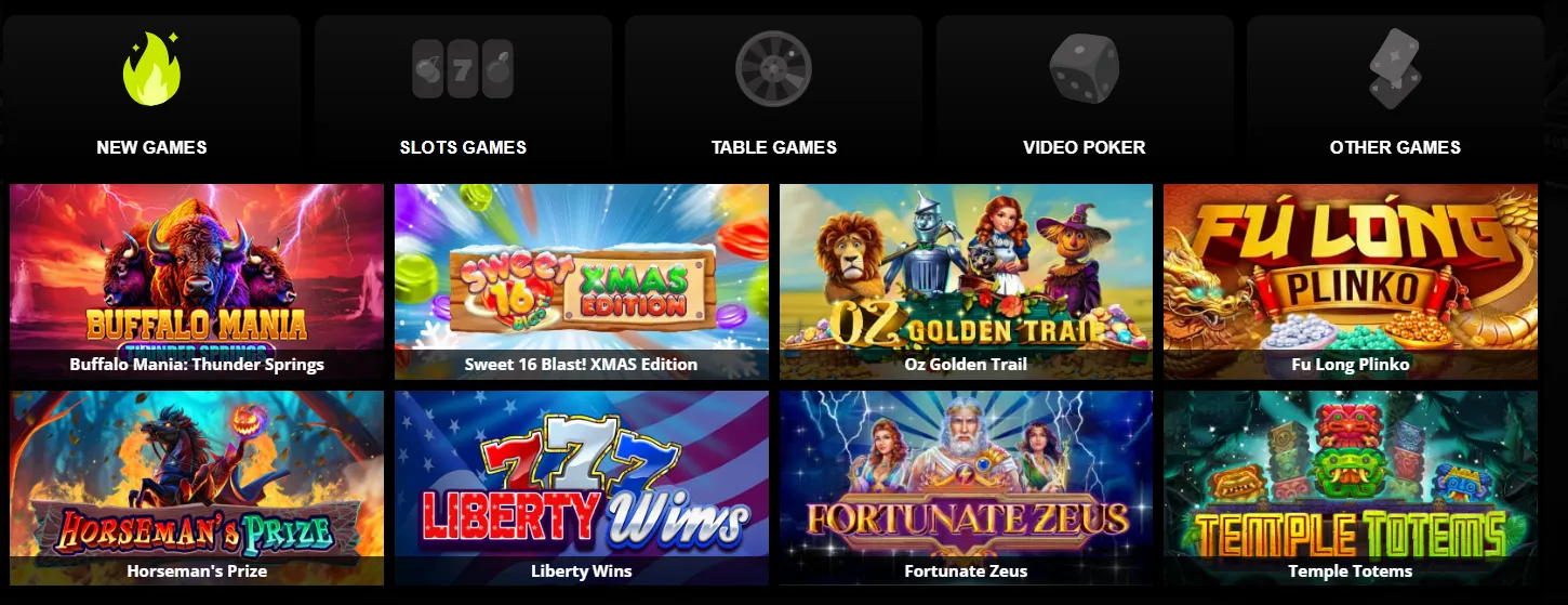 Raging Bull Casino Games